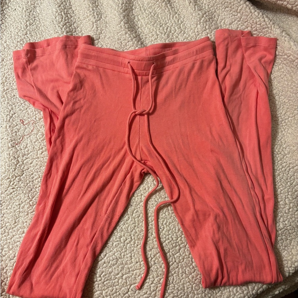 Kittenish pink pants